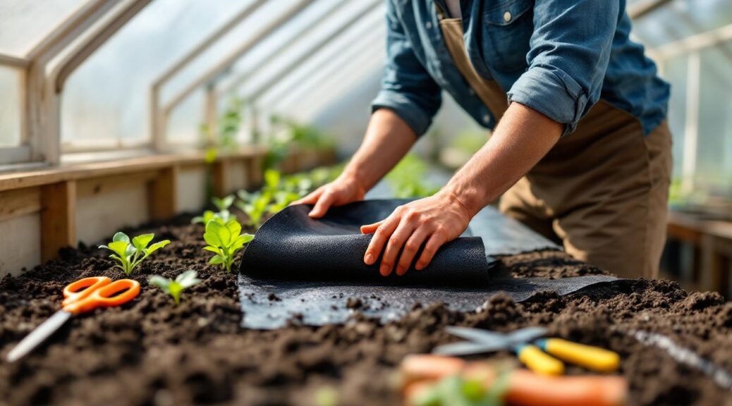 découvrez comment installer efficacement une toile de paillage dans votre serre de jardin pour protéger vos plantes, réduire les mauvaises herbes et optimiser l'humidité du sol.