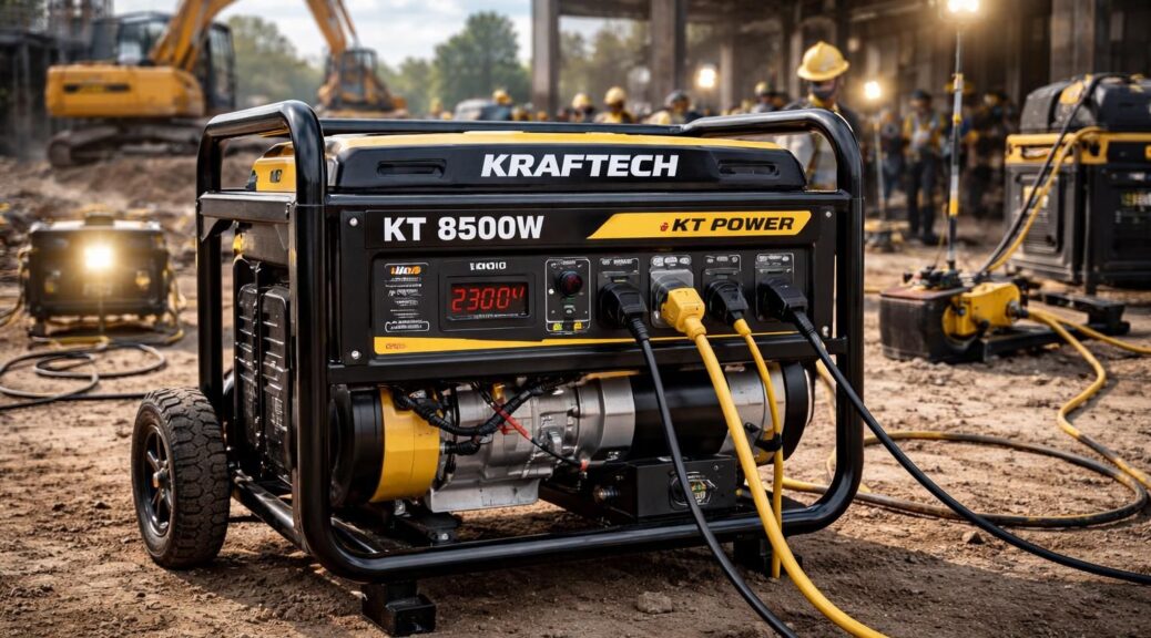 découvrez le kraftech kt 8500w, un générateur puissant conçu pour répondre aux besoins électriques des professionnels avec robustesse et fiabilité.