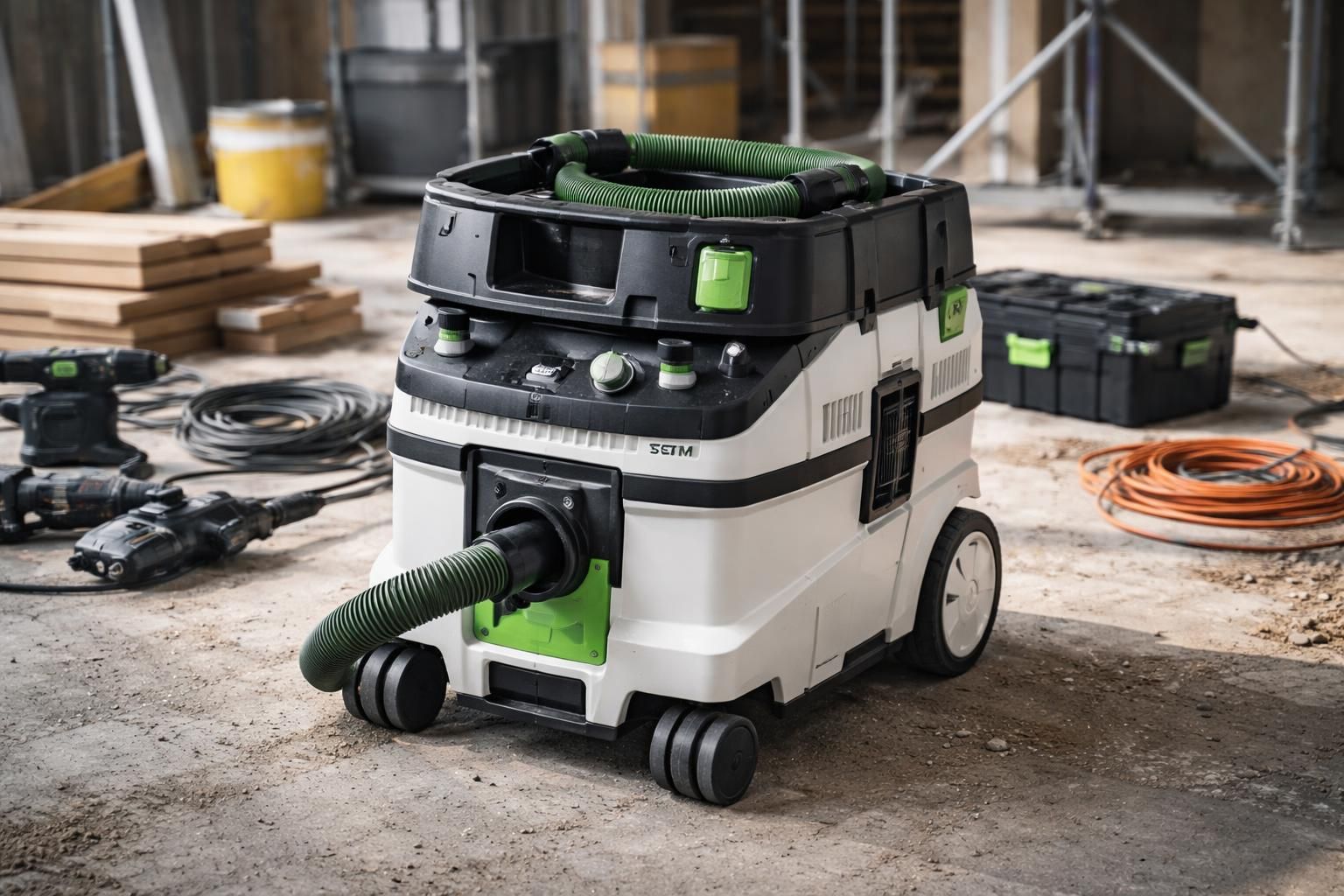 découvrez le festool ctm 26 e, l'aspirateur de chantier haute sécurité conçu pour les professionnels exigeants, alliant puissance, fiabilité et sécurité sur tous vos chantiers.