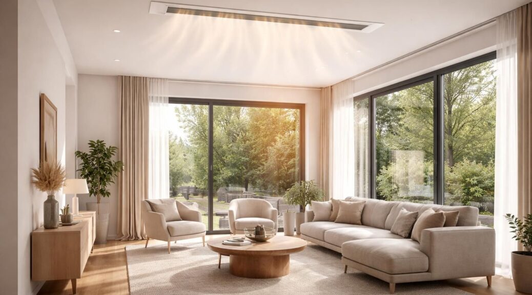 découvrez comment un rideau d'air chaud au plafond optimise le confort thermique tout en réalisant des économies d'énergie pour votre espace.