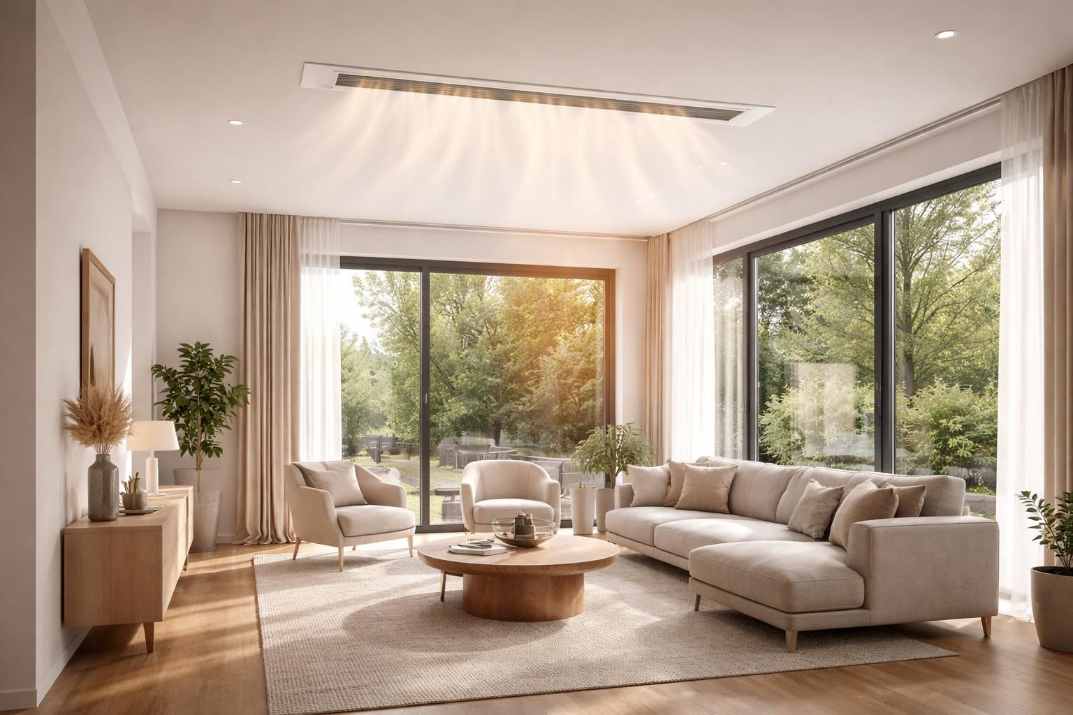 découvrez comment un rideau d'air chaud au plafond optimise le confort thermique tout en réalisant des économies d'énergie pour votre espace.