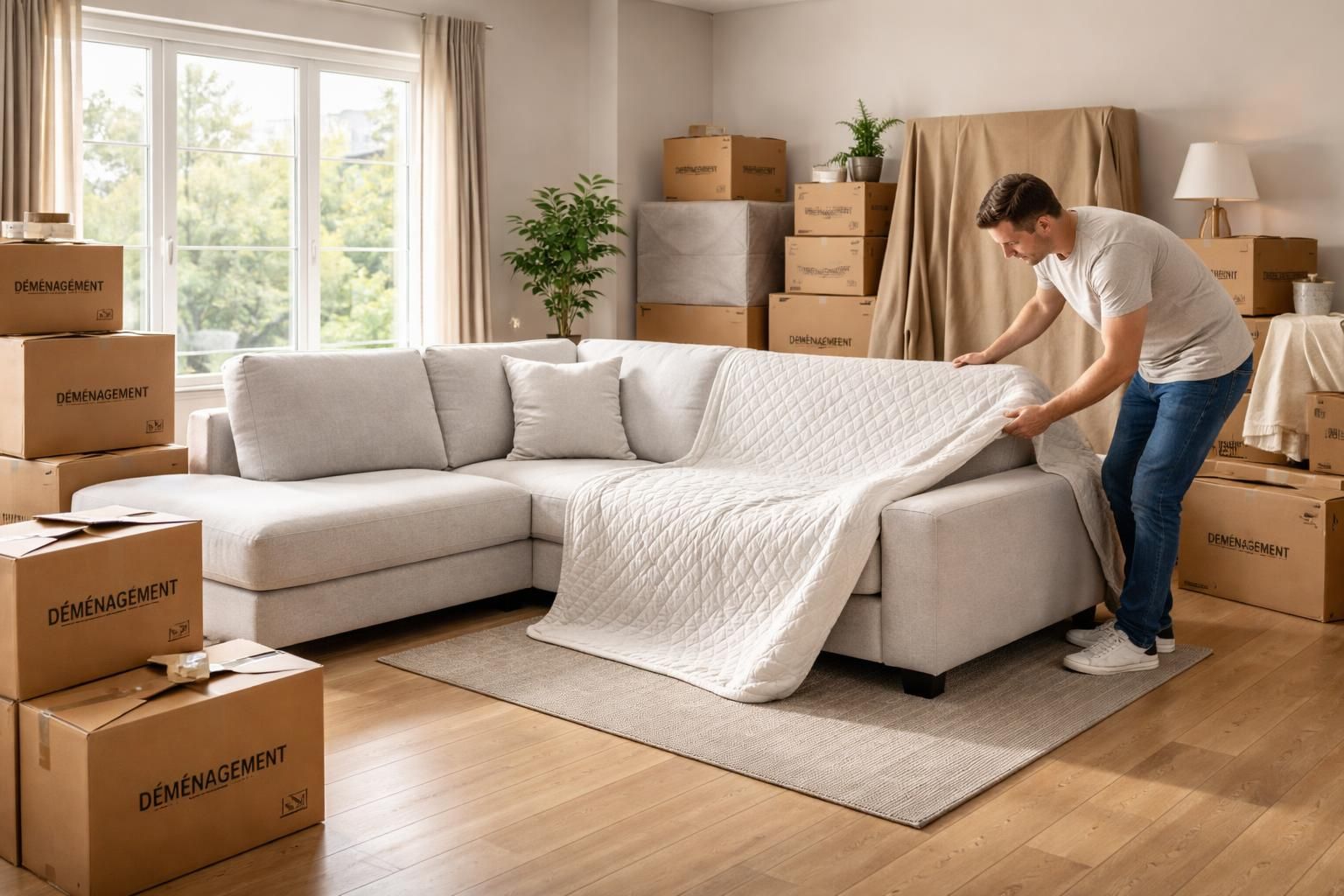 découvrez comment choisir et acheter un protège canapé idéal pour protéger votre mobilier lors d'un déménagement en toute sécurité et sans stress.