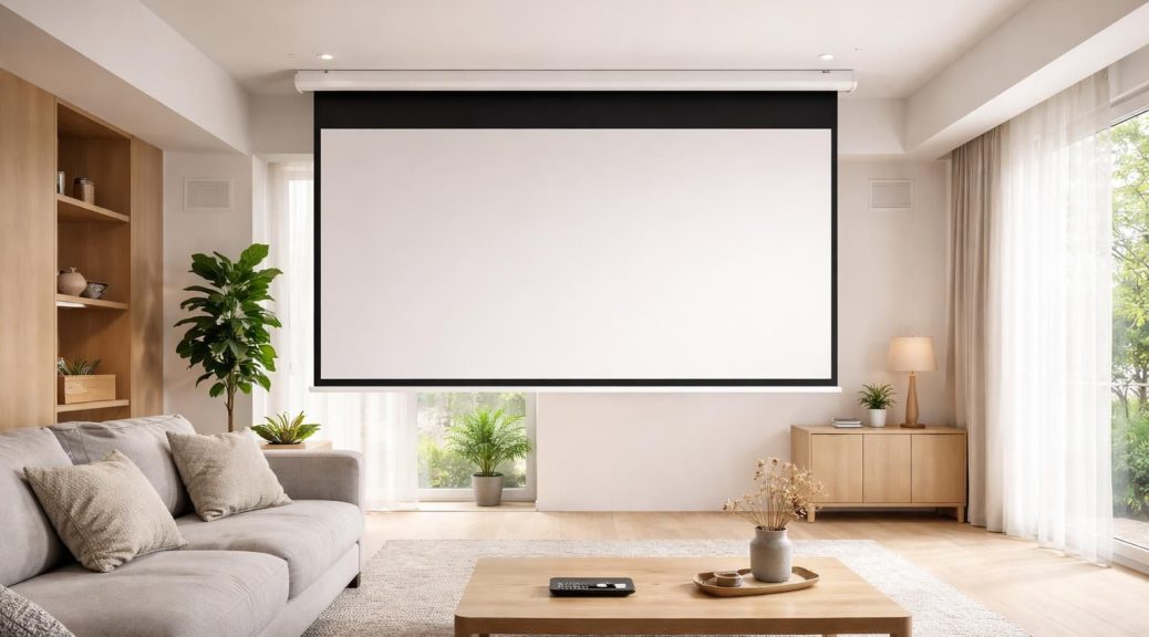 découvrez comment domotiser facilement votre écran de projection avec une descente automatique simple, sans complication ni installation complexe.