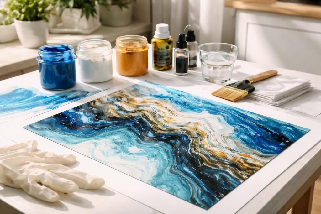 découvrez comment réaliser facilement un effet peinture marbrée chez vous pour sublimer vos murs avec style et originalité.