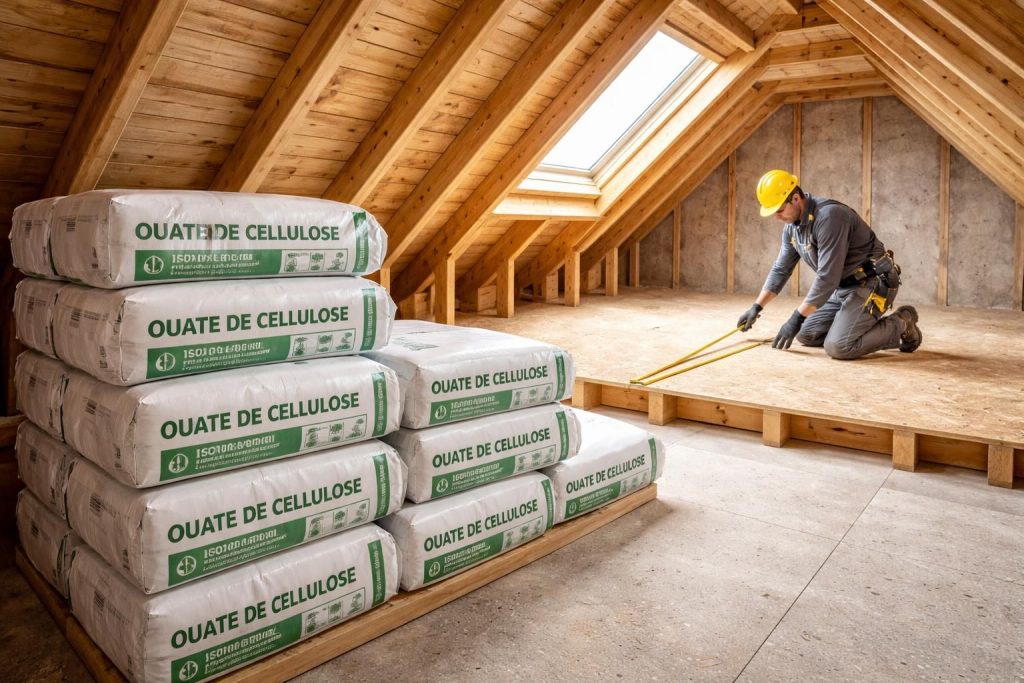 découvrez combien de sacs de ouate de cellulose sont nécessaires par m² pour une isolation optimale sous vos combles et améliorez l'efficacité énergétique de votre habitation.