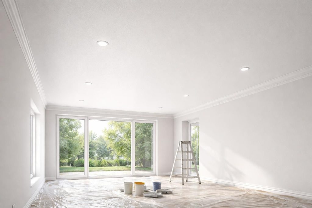 découvrez notre guide complet sur le tarif au m2 de la peinture pour plafond sans fourniture en 2026, pour bien planifier vos travaux de rénovation.