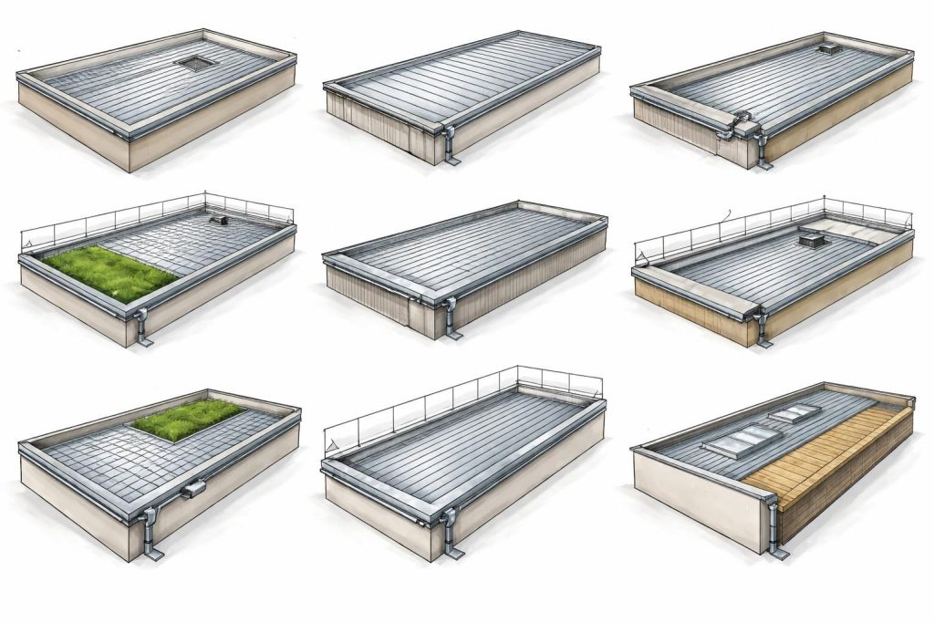 découvrez 10 exemples inspirants de schémas pour toits plats avec bac acier, alliant design moderne et robustesse pour vos projets de construction.