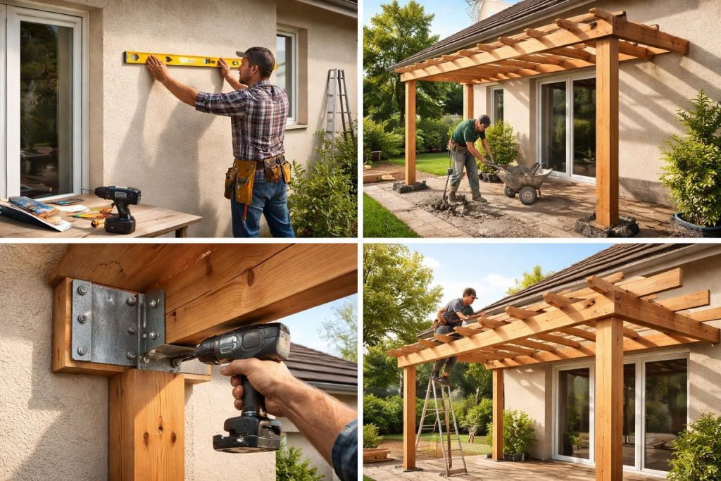 découvrez les étapes essentielles pour installer une pergola en bois adossée, un guide pratique pour embellir votre extérieur avec style et confort.