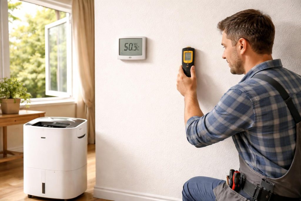 découvrez les meilleures méthodes pour contrôler et réguler le taux d'humidité sur les murs en plâtre afin de prévenir les dégâts et maintenir un intérieur sain.