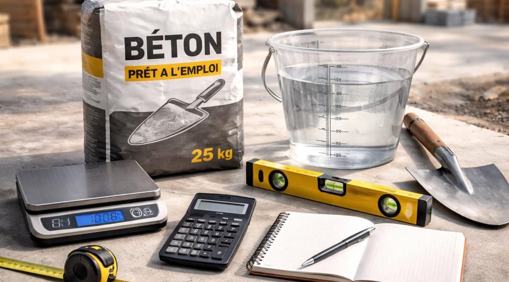 découvrez les outils essentiels pour réussir le calcul précis d'un sac de béton prêt à l'emploi et garantir la solidité de vos travaux de construction.